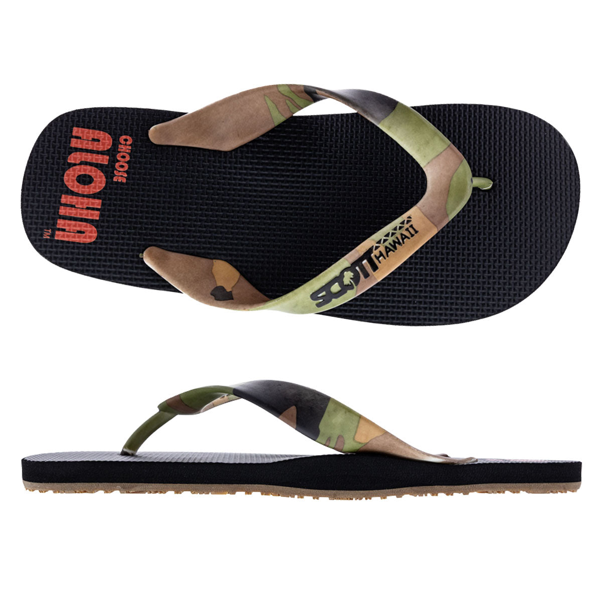 Men\'s Camouflage Flip-Flops Scott Hawaii Men main image 4