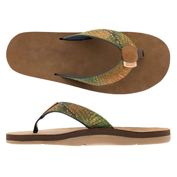 Scott Hawaii Men's Luna Sandal | Leather Flip Flop with Arch Support and  Heel Cup : : Clothing, Shoes & Accessories